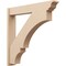 Ekena Millwork 8-in W x 48-in D x 48-in H Balboa Trad Rough Cedar Woodgrain TimberThane Outlooker, Primed Tan OUTUR080X48X48BOA04RCPR - alternate 1